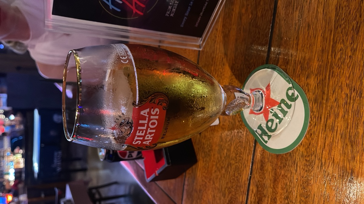 Ice-cold beer