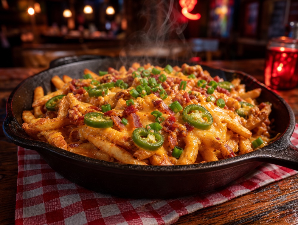 Loaded Cajun fries