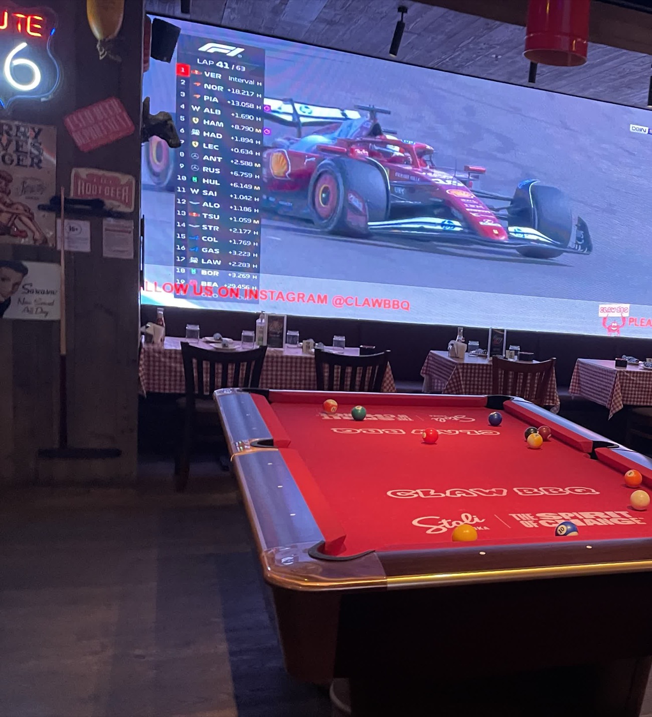 Big screen sports