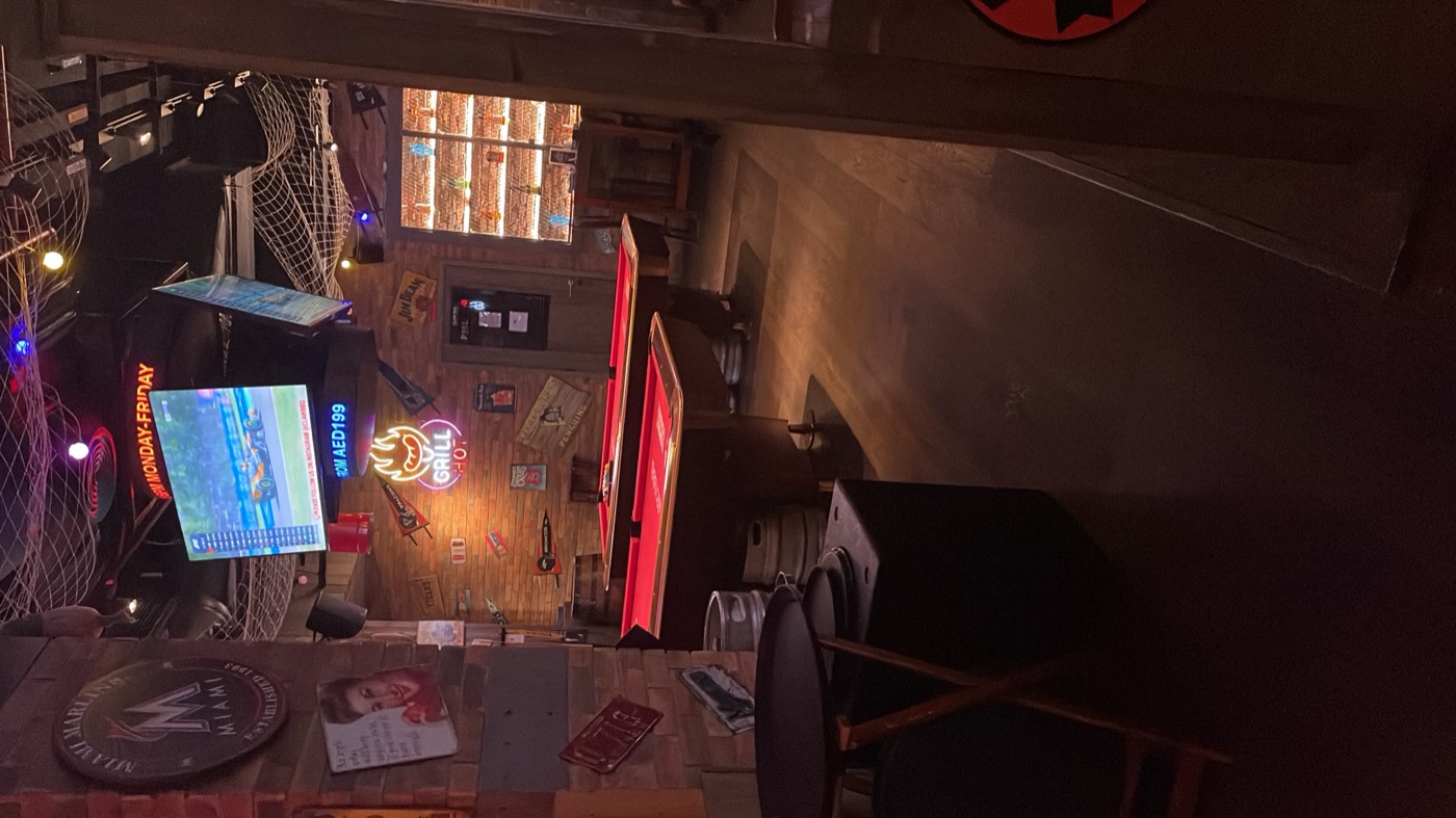 Neon and games area