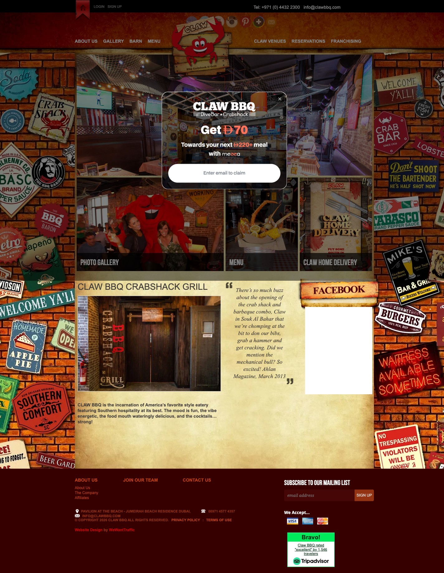 Current CLAW BBQ website